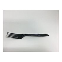 Вилка одноразовая пластик, черный, 18 см, 24 шт/уп, P.L. Proff Cuisine - P.L. Proff Cuisine