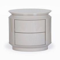Прикроватная тумба Paula 56х50, цвет серый - Cosmo