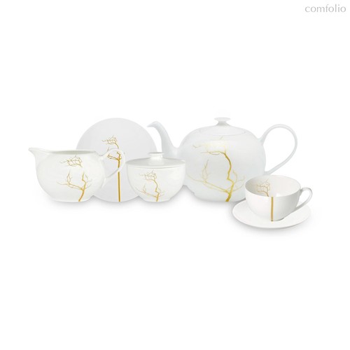 Сервиз чайный Dibbern Золотой лес на 6 персон 21 предмет, фарфор костяной - Dibbern