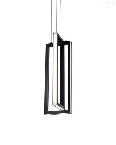 Чёрный светодиодный подвес Ульрих, цвет белый - Louvre Home