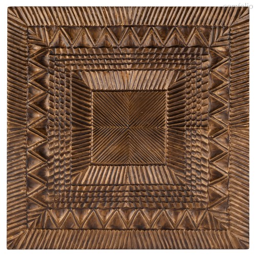 Панно декоративное Square Brass (D), цвет Состаренная латунь - Covali