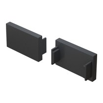 Заглушка для накладного/встраиваемого шинопровода, 2 шт. Basity, черный - Maytoni