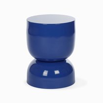 Кофейный столик Lunor диаметр 32, цвет синий - Cosmo