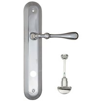 Дверная ручка на планке Fratelli Cattini RETRO WC-2 PL288-CR полированный хром