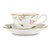 Чашка чайная с блюдцем Narumi Цветущая Роза 230 мл, фарфор костяной - Narumi