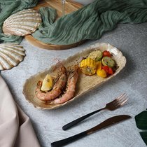 Блюдо прямоугольное 35*14 см h3,5 см 630 мл Pearl Sea Stone Frutti di Mare P.L.