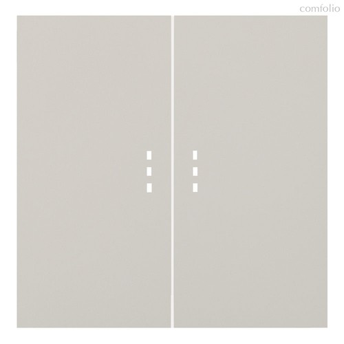 Клавиши для двухклавишного перекрестного выключателя с подсветкой 35615 LN, лен - Rikett