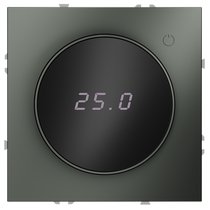 Терморегулятор электронный VOLTUM S70 с индикацией и датчиком, для теплого пола, (титан) - Voltum