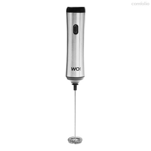 Капучинатор электрический ручной WO HOME Loft 22 см, зарядка USB, сталь нержавеющая, пластик, п/к - Wo Home