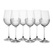 Набор бокалов для белого вина Cristal de Paris Король Георг 350 мл, 6 шт, хрусталь - Cristal de Paris