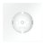 Накладка для розетки с заземлением, S70 белый матовый - Voltum