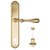 Дверная ручка на планке Fratelli Cattini Retro WC-2 PL02-OLV полированная латунь - Fratelli Cattini