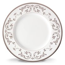 Тарелка обеденная Lenox Чистый опал, платина 27см, фарфор