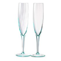 Набор фужеров для шампанского Moser Оптик 200 мл, 2 шт, берил, п/к - Moser