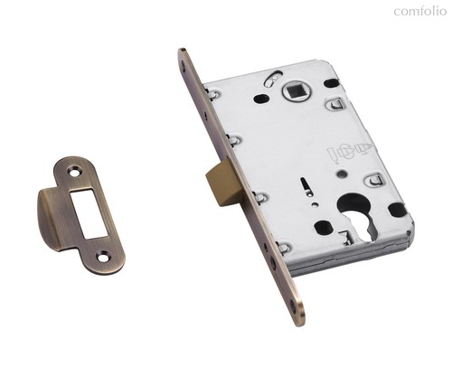 Защёлка под ключевой цилиндр с пластиковым язычком LP 5112CL AB/ACF, бронза - Archie