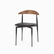 Обеденный стул Wagner, цвет матовый черный/черный - Cosmo