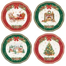 Набор десертных тарелок Christmas Heritage, ?20 см, 4 шт. - Easy life