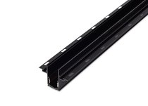 SPACE-Track system шинопровод встраиваемый в ГКЛ12, 5мм, L2500xW61.9xH46.5мм, цвет ЧЕРНЫЙ, DC48В, без заглушек с экраном - Donolux