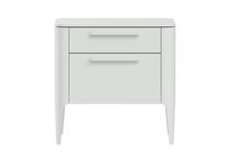 Тумба прикроватная Type 2 ящика ширина 50 см (белый) - Ellipse