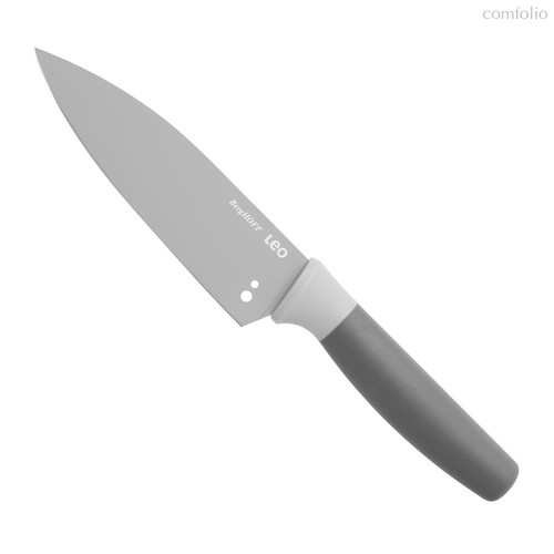 Поварской нож маленький 14см с отверстиями для очистки розмарина Leo (серый), цвет серый - BergHOFF