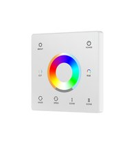 RGB+CCT настенный пульт дистанционного управления, 1 зона, Белый, зона охвата 30м, серия:DN8 - Donel