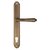 Дверная ручка на планке Fratelli Cattini "TOSCANA" CYL PL01-BY матовая бронза - Fratelli Cattini