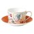 Чашка чайная с блюдцем Wedgwood Вандерласт Цветы 150мл - Wedgwood