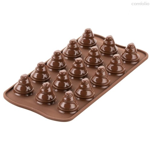Форма для приготовления конфет Choco Trees силиконовая - Silikomart
