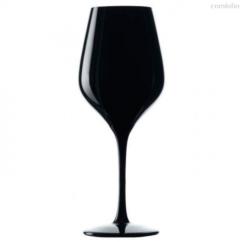 Бокал для вина d=80 h=203мм, 35 cl., стекло, цвет черный, Exquisit - Stolzle