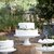 Блюдо на ножке Pearl White PEP334-WHI(PEP334-02202F), цвет белый, 34 см - Costa Nova