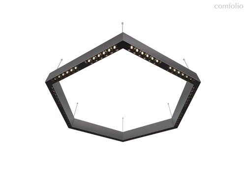 Donolux LED Eye-hex св-к подвесной, 72W, 900х780мм, H71,5мм, 9380Lm, 34°, 3000К, IP20, корпус алюмин, цвет алюминий - Donolux
