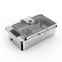 Мармит электрический 9 л 1/1x65 встраиваемый сухой нагрев без воды откидная крышка KASA