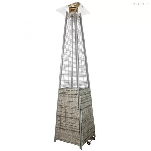Инфракрасный газовый обогреватель Ställeh Pyramid X4 Rattan Grey (Четырехугольный, Цвет Серый Ротанг) - Hugett