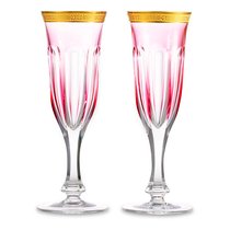 Набор фужеров для шампанского Moser Леди Гамильтон 140 мл, 2 шт, розовый, п/к - Moser