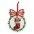 Украшение новогоднее с подвеской Lamart Noel Рождественский носок 5,5 см, красный, сталь - Lamart