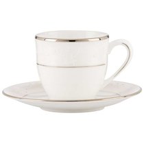 Чашка кофейная с блюдцем Lenox "Чистый опал" 90мл