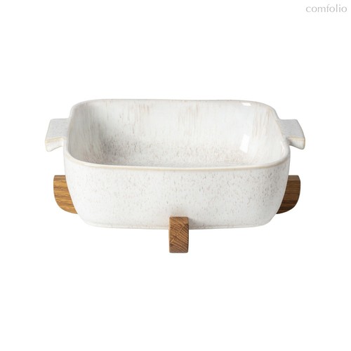 Блюдо для запекания с подставкой Eivissa Sand beige CPQ322-SND (CPQ322-02819T) - Costa Nova