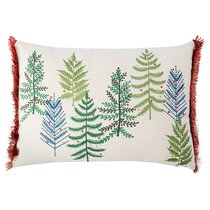Подушка Зима в лесу из коллекции New Year Essential, 30x45см - Tkano