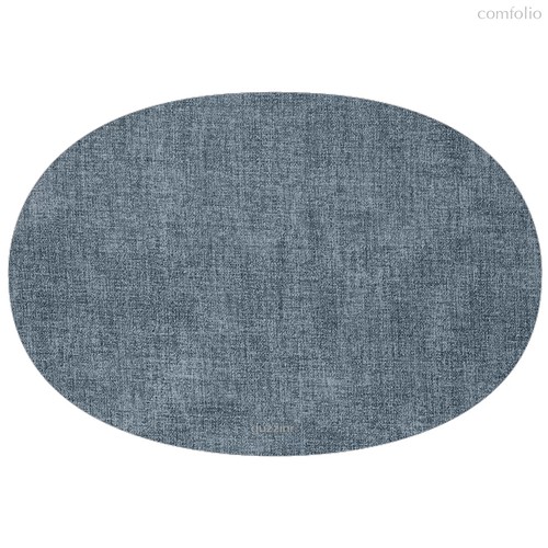 Салфетка подстановочная овальная двухсторонняя Fabric, синяя - Guzzini