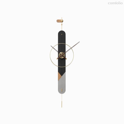 Часы настенные Chelsy, цвет черный - Cosmo