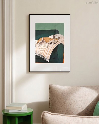 Постер Resting Dog - Louvre Home