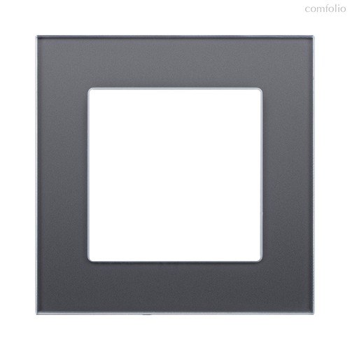 Рамка 1-постовая, стекло серый Kollinger Asthetik AS1GY - Kollinger