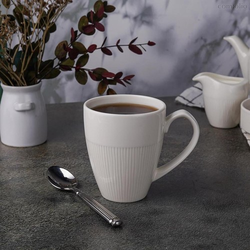 Кружка 270 мл белая d 7,8 см h9,3 см Neo Silk 6шт. - Noble