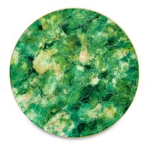 Тарелка обеденная Narumi 26 см, фарфор костяной, зеленое - Narumi