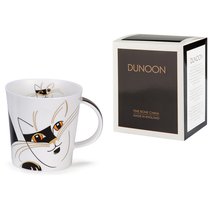 Кружка Dunoon "Абстрактные коты. Кернгорм" 480мл (чёрная) - Dunoon