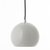 Лампа подвесная Ball, 16х?18 см, светло-серая глянцевая, черный шнур - Frandsen