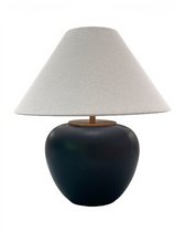 Черная настольная лампа Ноэл