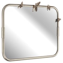 Зеркало настенное БАБОЧКИ (S), цвет Состаренное серебро - Covali