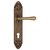 Дверная ручка Venezia Callisto CYL на планке PL90 матовая бронза - Venezia Collezione