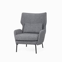 Кресло Alexa, цвет серый/черный - Cosmo Red